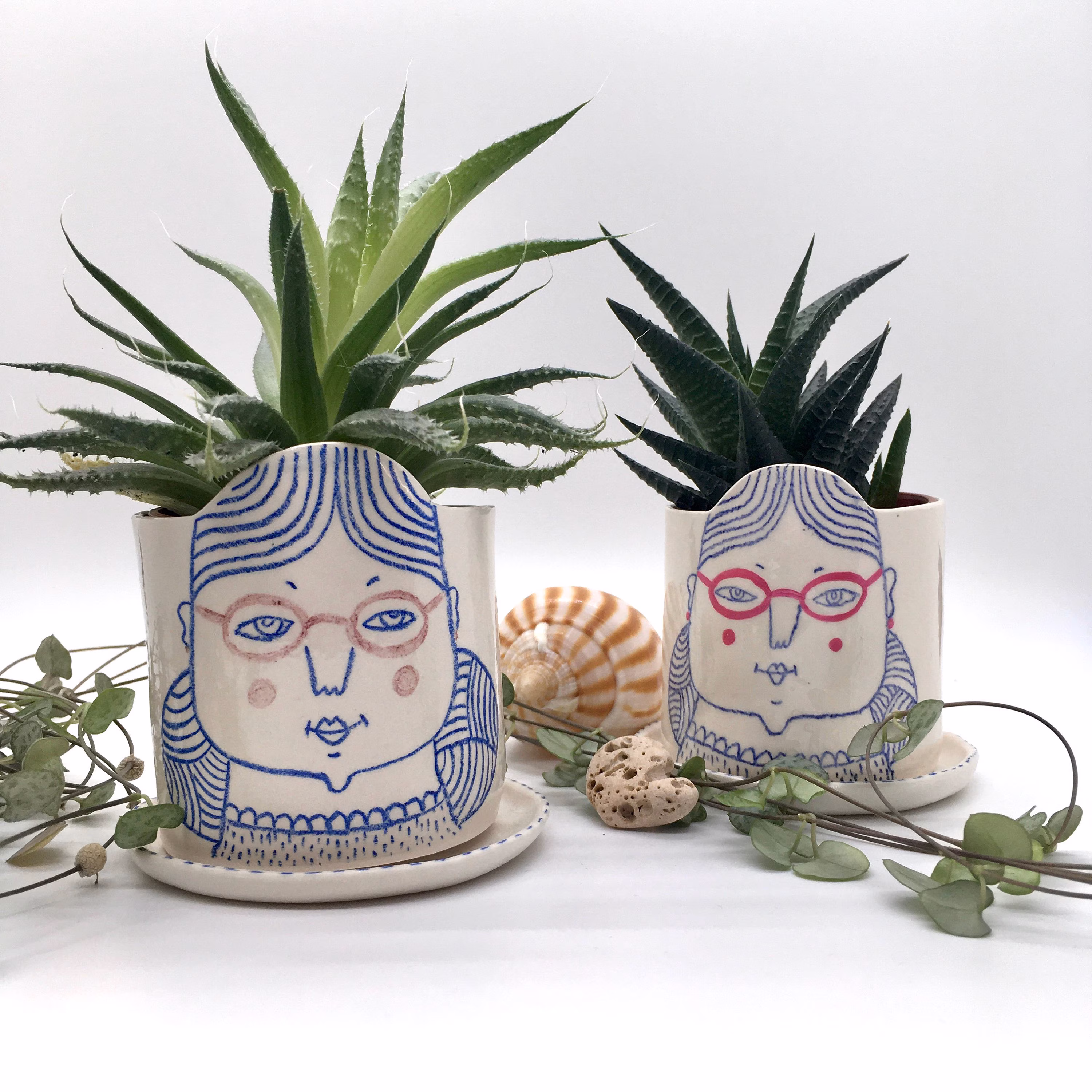 Mum/Grandma Handmade Flowerpot For Small Succulents