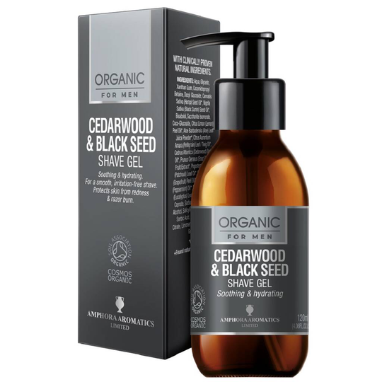 Cedarwood And Black Seed Soothing Shave Gel Organic