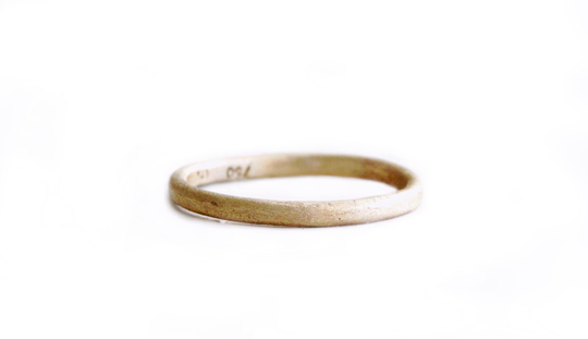 Organic Wedding Band. An Earthy Ring. Goat