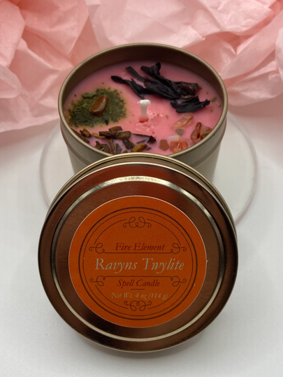 Fire Element Candle - Altar Handmade 4 Oz Candle Spell Decore South