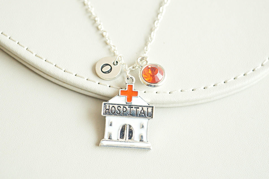 Gift For Doctor, Gift Doctor Thank You, Necklace, Medical Nurse Gift, Stethoscope, Medicine Student