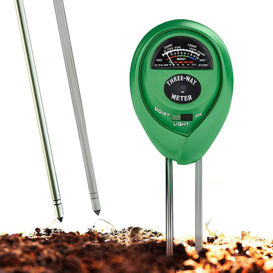 Soil ph Meter, 3 in 1 Soil Test Kit for Moisture, Light and ph, a Must Have for Home and Garden, Lawn, Farm, Plants, Herbs and Gardening Tools , soil