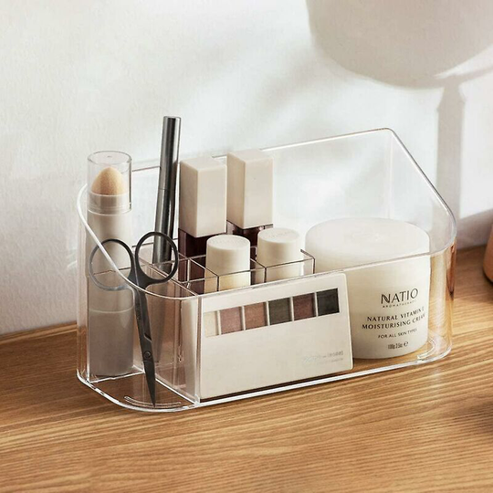 Ilovemilan - Cosmetic Display Case Makeup Organiser Tray Holder Tabletop Desktop Vanity Countertop Bathroom Wall Cabinet Medicine Storage Box 9