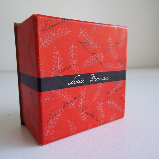Rare Vintage 1950's Louis Moreau Powder Box Face Unopened Make-Up Cosmetics Vanity