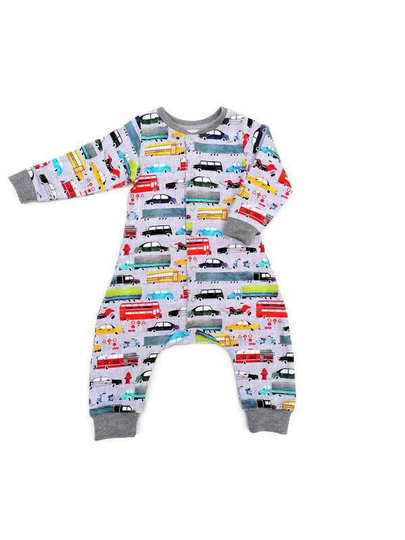 Organic Cars Baby Romper, Long Or Short Sleeved, Baby Sleepsuit, Toddler Overall, Car Print Gift, Unisex Clothes