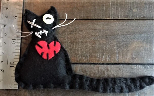 Familiar Poppet Companion - Stuffed With Catnip, Meow