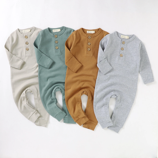 Tiny Alpaca | Organic Natural Cotton Baby Romper 0-2 Years Gender Neutral Rompers Shower Gift