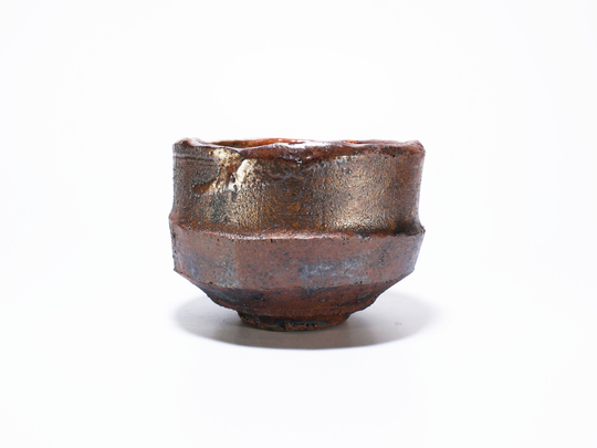 Bizen Style Chawan, Kurinuki Matcha Tea Bowl