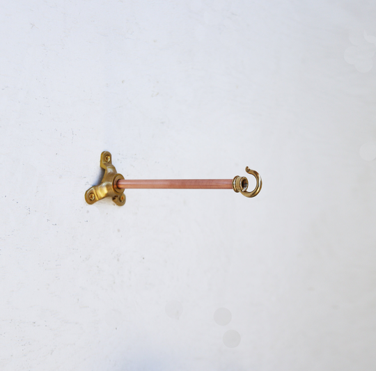 Brass & Copper Planter Hanger-Wall Hook