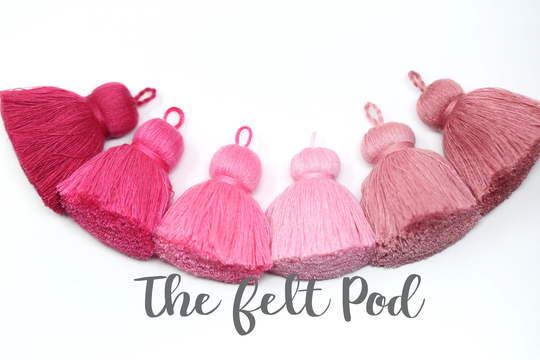 Jewelry Tassels | Pink Earring - 5 Pieces