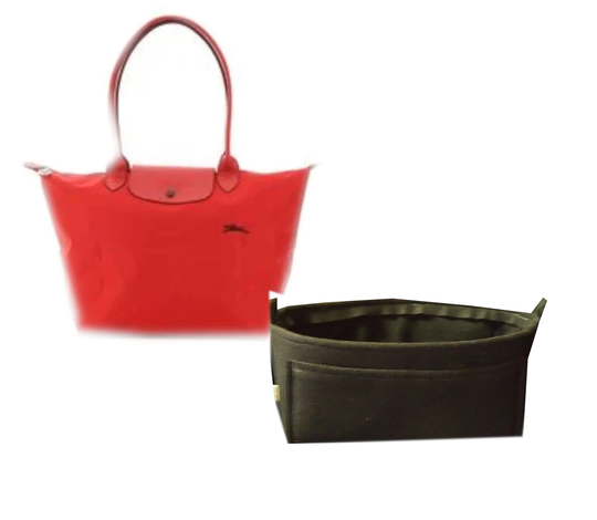 Le Pliage Longchamp Premium Purse Organizer Insert Top-Handle Small 8.5"W X 7"T 5.5
