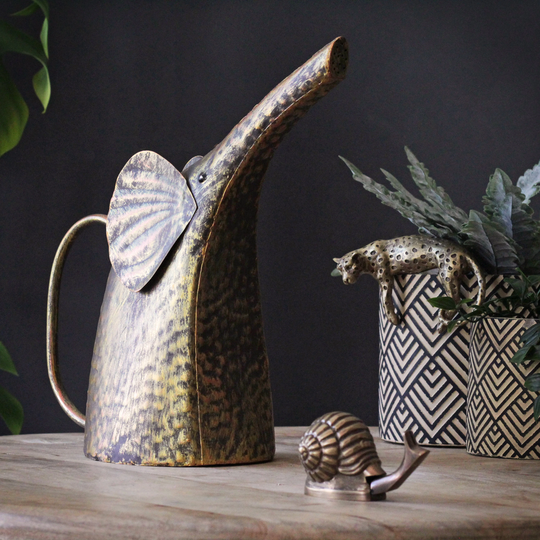 Metal Elephant Watering Can