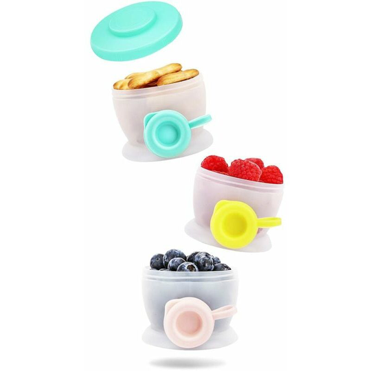 Baby Formula Dispenser, Non-Spill Stackable Milk Powder Formula Container Christmas Formula Holder Snack Fruit Biscuits Storage for Travel,