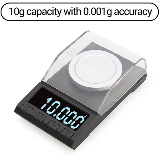 Portable Digital Scale Gold Jewelry Scale Powder Scale Mini Pocket Electronic Scale Professional Digital Milligram Scale High Precision 10G*0.001G