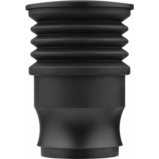 Aluminum alloy coffee grinder bean compartment, with silicone air blower, can be manually pressed to blow out residual powder, Type 3 - Type 3
