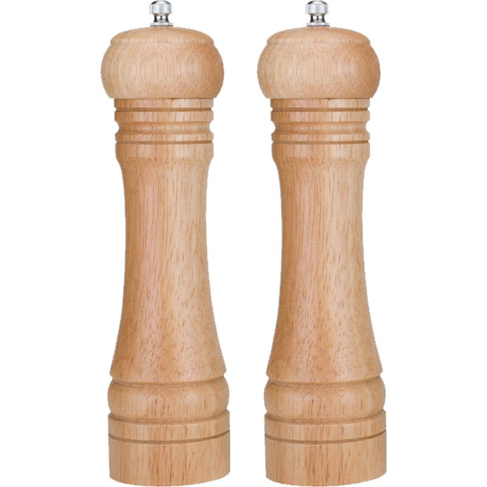 Fvbjd - Salt and Pepper Grinders, Oak Wooden Salt and Pepper Mills Shakers Ceramic Rotor 2pcs oak primary color 8 inches