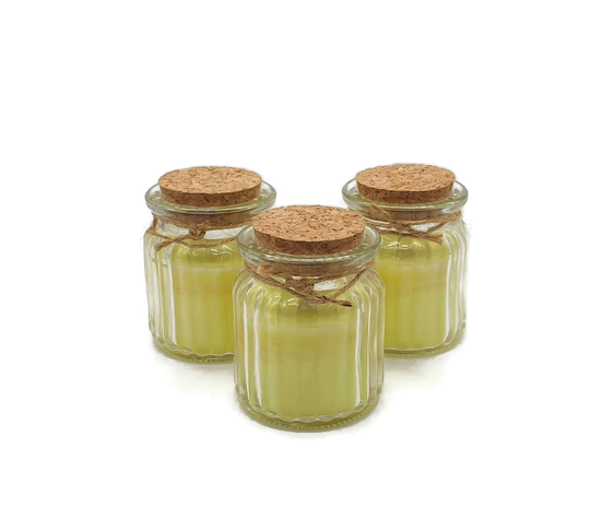 Vanilla Scented Soy Candle - Soybean Long Burn Eco Friendly Intention Manifesting Charka Gift 60G