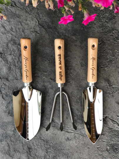 Personalized Garden Tools - Punjabi & English