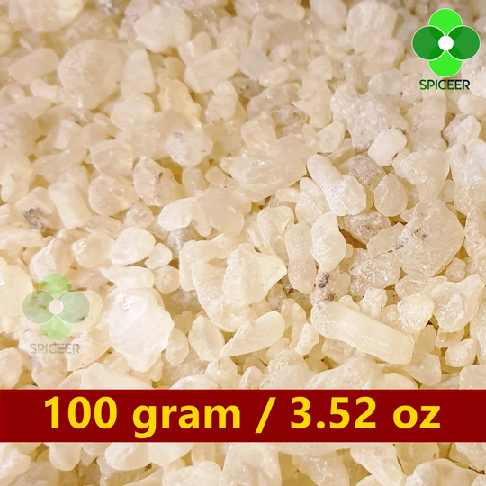 100Gram Sandarac Gum Resin Tears For Perfume Incense & Traditional Medicine Tetraclinis Articulata Sandarach | Not Powder سندروس سندرك