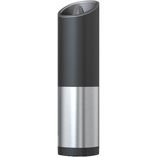 Fvbjd - Electric Gravity Salt and Pepper Grinder, Automatic Pepper Mill with Adjustable Coarseness Silver Knight Pepper Grinder [Battery Type]