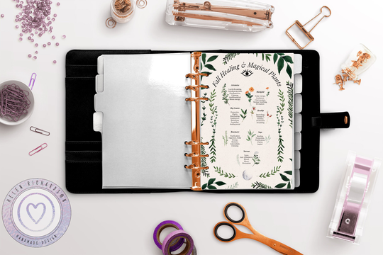 Healing Plants, Herbs, Magical Plants Planner Dashboard