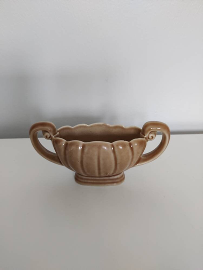Small Wade Beige Double Handled Planter