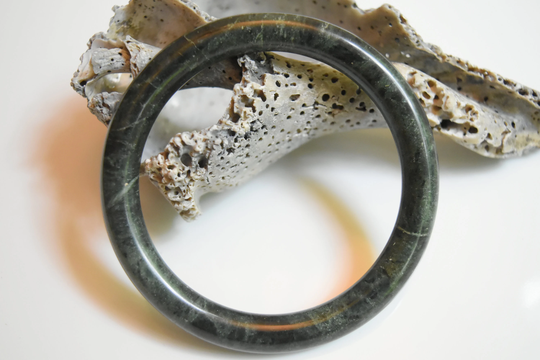Dark Green Jasper Bangle