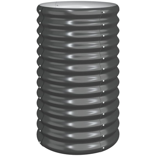 Vidaxl - Garden Planter Powder-coated Steel 40x40x68 cm Anthracite Anthracite