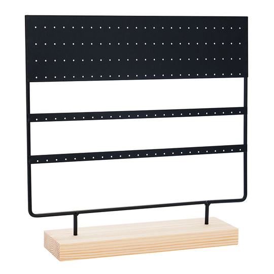 144 holes Earring Stand Display Rack 3-tier Ear Stud Holder Jewelry Organizer