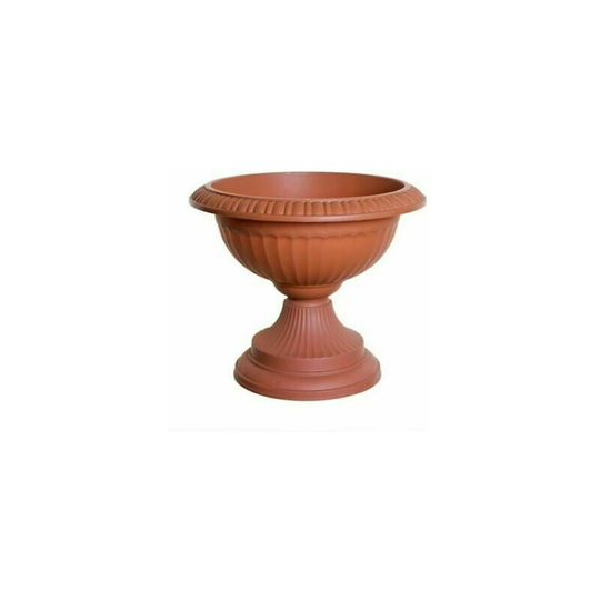 Plastic garden urn - 42 cm grecian plastic - garden planter - terracotta pot
