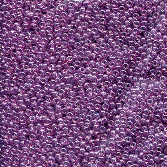 Miyuki Seed Beads 11/0 Lt Amethyst Gold Luster 11-316 24G, Round Beads, Glass Size 11 Japanese