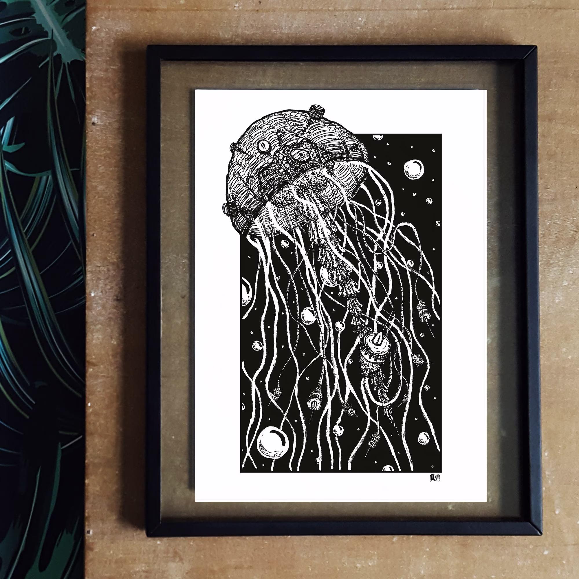 Insulin Jellyfish | A4 Print Imaginative Illustration For Nursery, Bedroom, Hallway, Studio, Living Room Gift Tip Diabetes