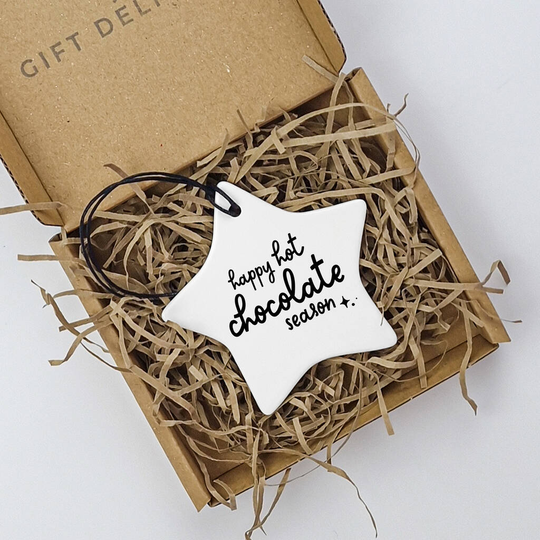 Hot Chocolate Season Christmas Ornament Stocking Filler