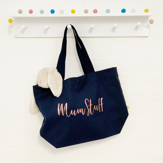 Personalised Mum Stuff Organic Cotton Bag